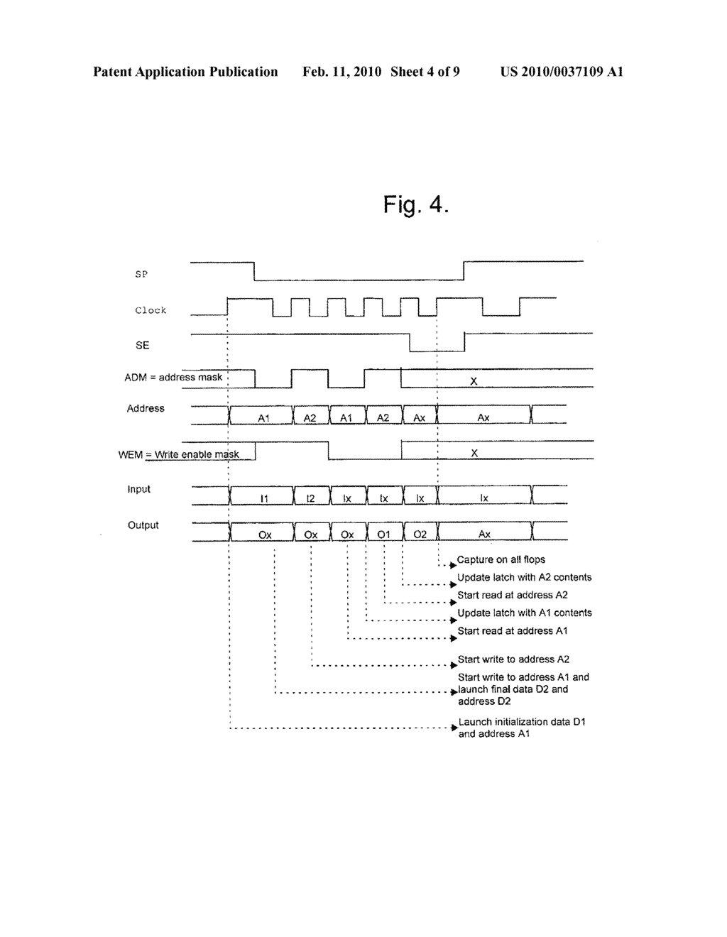 METHOD FOR AT-SPEED TESTING OF MEMORY INTERFACE USING SCAN - diagram, schematic, and image 05