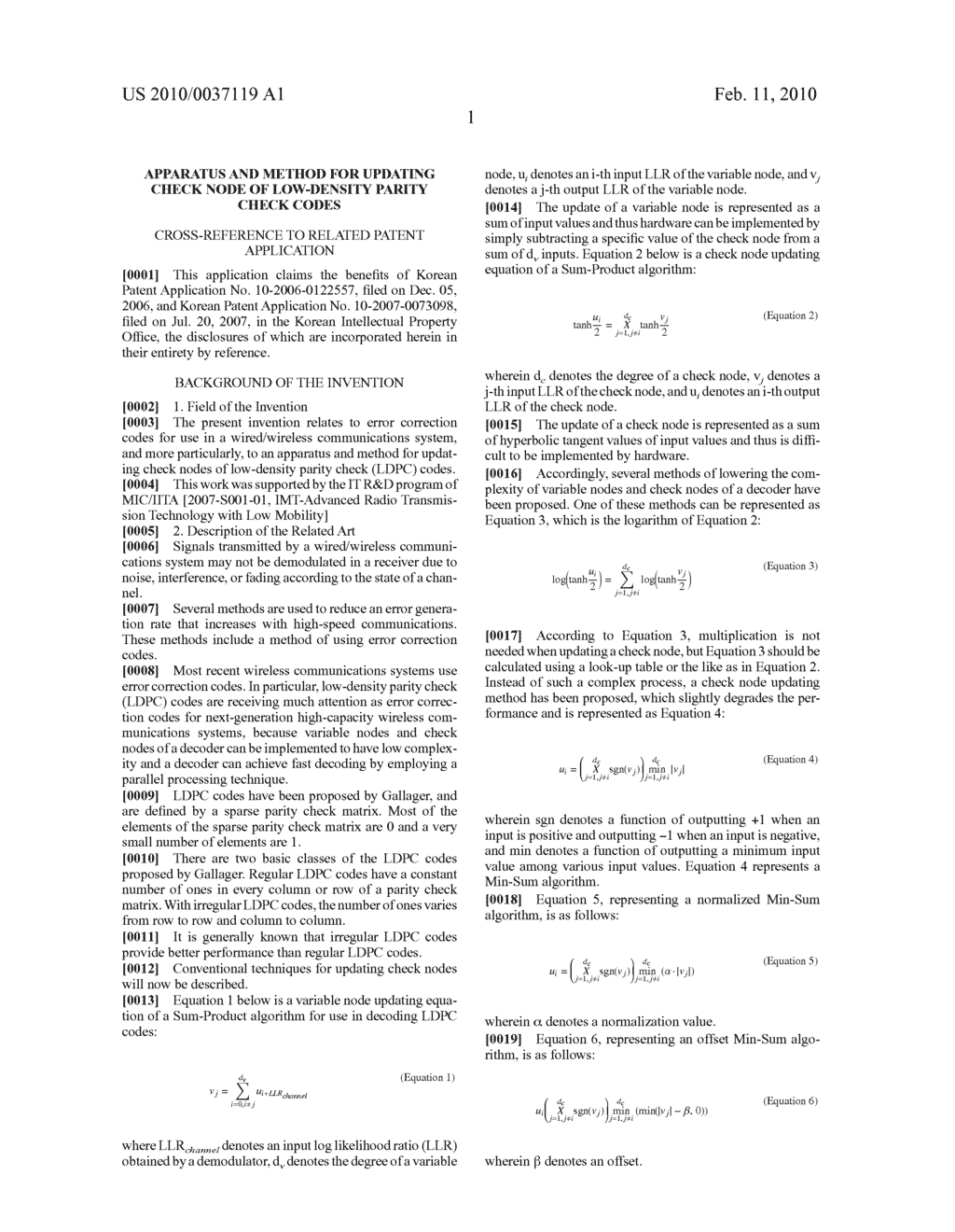 APPARATUS AND METHOD FOR UPDATING CHECK NODE OF LOW-DENSITY PARITY CHECK CODES - diagram, schematic, and image 08