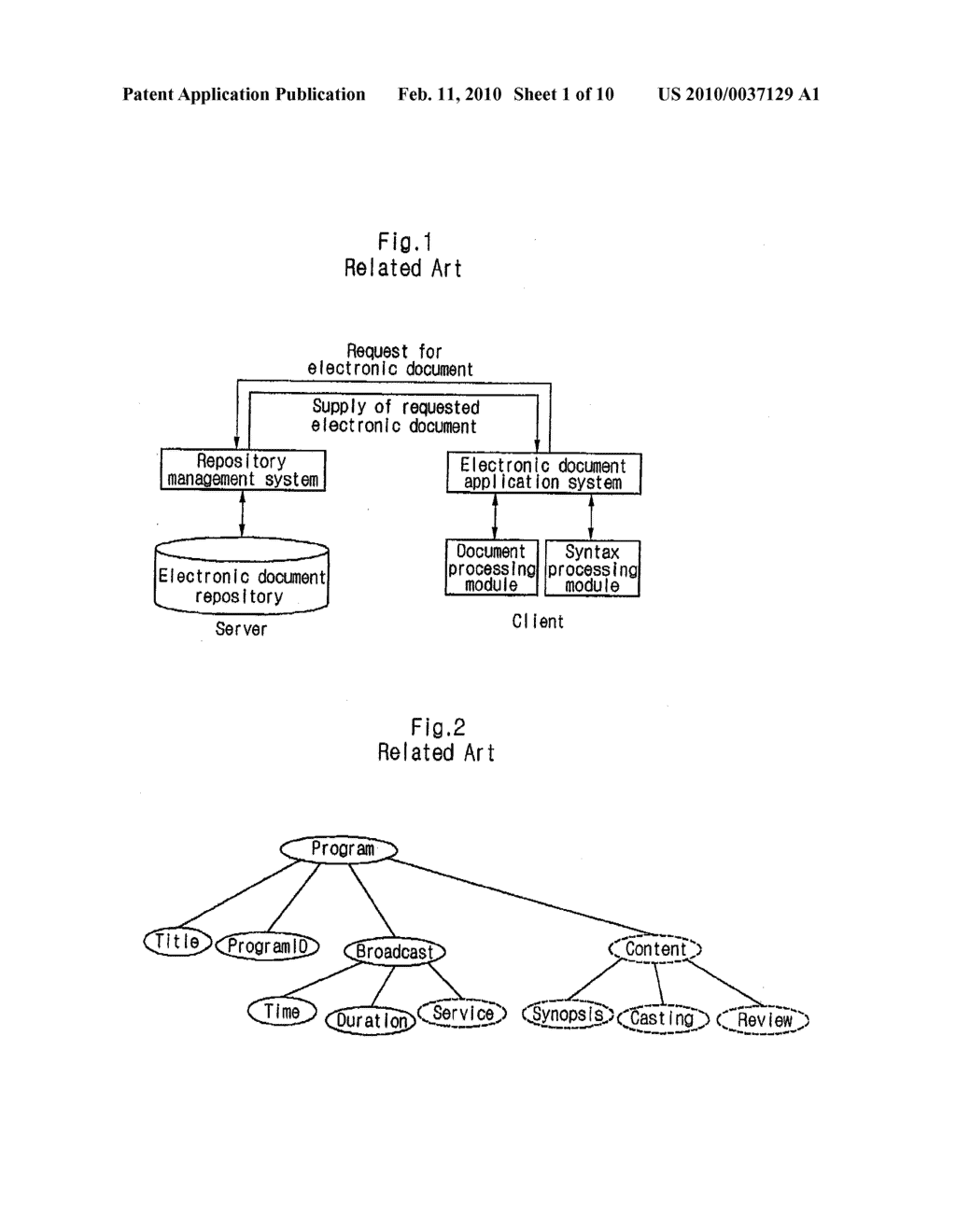 Electronic Document Request/Supply Method Based on XML - diagram, schematic, and image 02