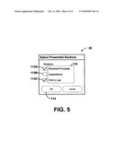 Sections of a Presentation having User-Definable Properties diagram and image