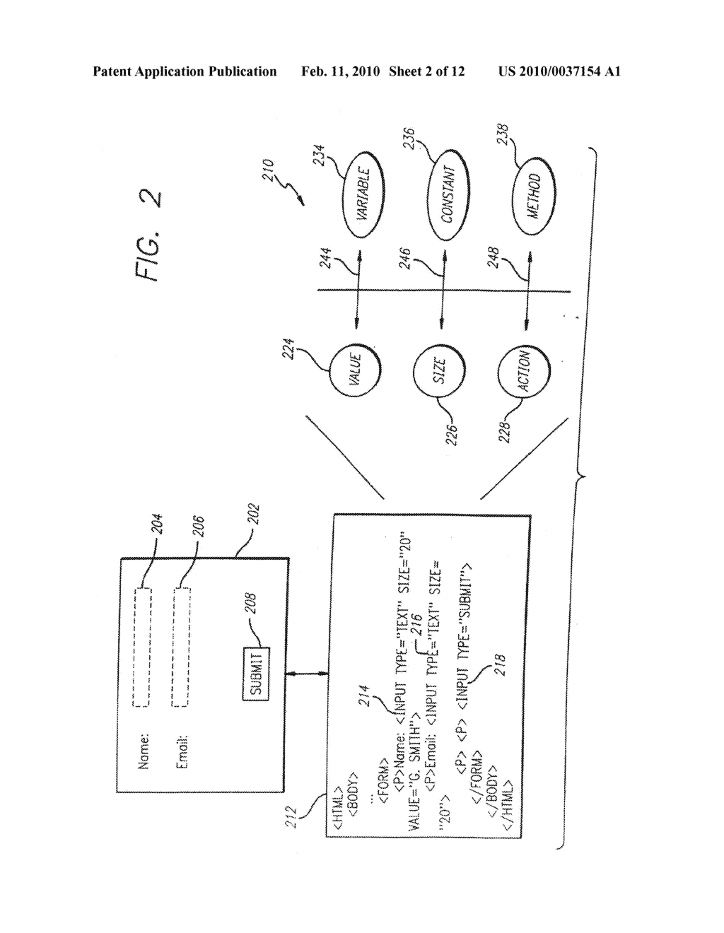 METHOD AND APPARATUS FOR BINDING USER INTERFACE OBJECTS TO APPLICATION OBJECTS - diagram, schematic, and image 03