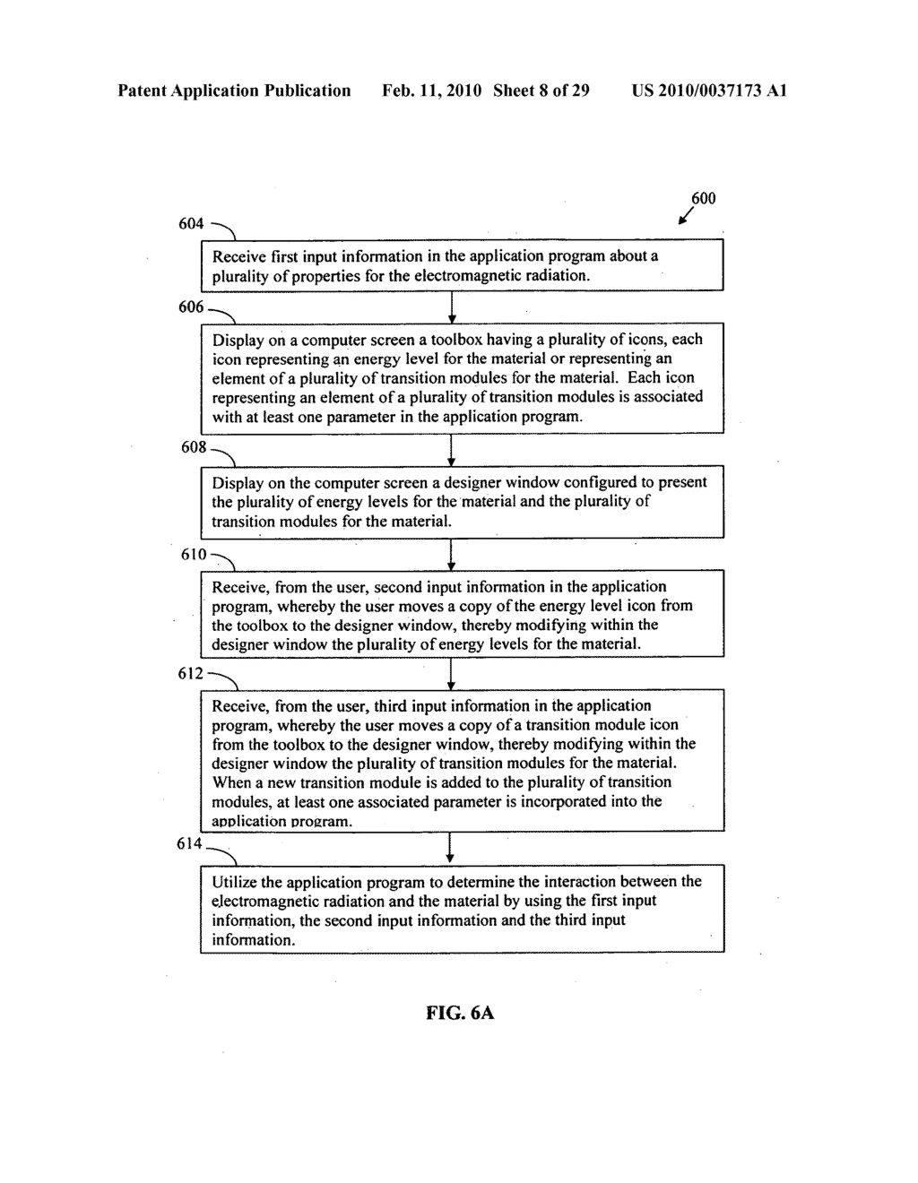 Determining the interaction between electromagnetic radiation and a material by utilizing transition modules - diagram, schematic, and image 09