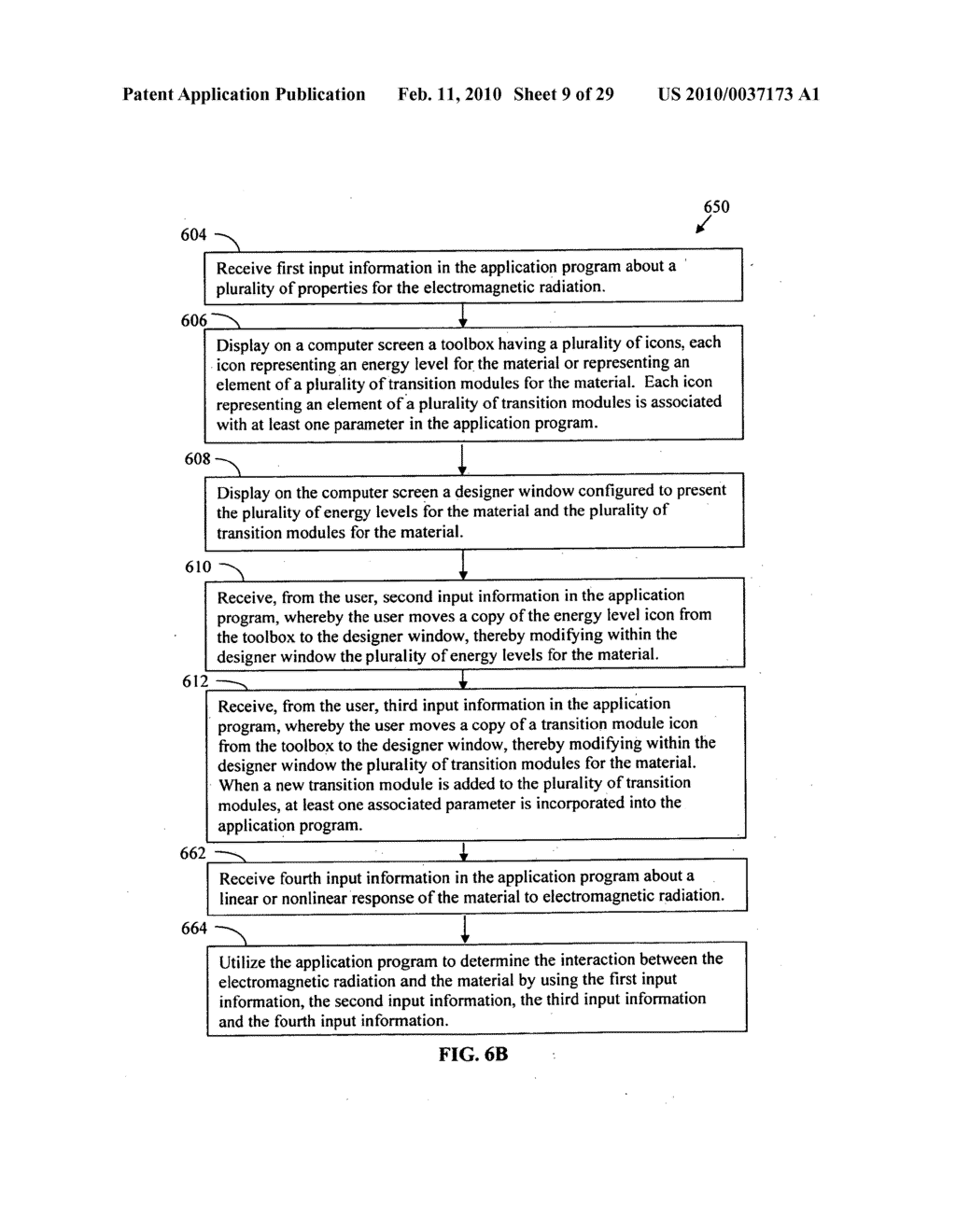 Determining the interaction between electromagnetic radiation and a material by utilizing transition modules - diagram, schematic, and image 10