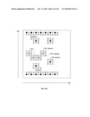 Layout of Cell of Semiconductor Device Having Linear Shaped Gate Electrode Layout Features Defined with Minimum End-to-End Spacing and Having Equal Number of PMOS and NMOS Transistors diagram and image