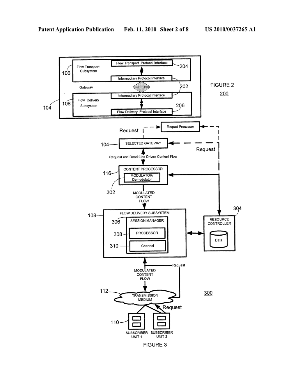 METHOD FOR DELIVERY OF DEADLINE-DRIVEN CONTENT FLOWS OVER A FLOW TRANSPORT SYSTEM THAT INTERFACES WITH A FLOW DELIVERY SYSTEM VIA A SELECTED GATEWAY - diagram, schematic, and image 03