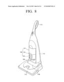 Upright type vacuum cleaner diagram and image