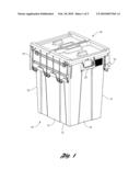 MEDICAL WASTE CONTAINER LID diagram and image