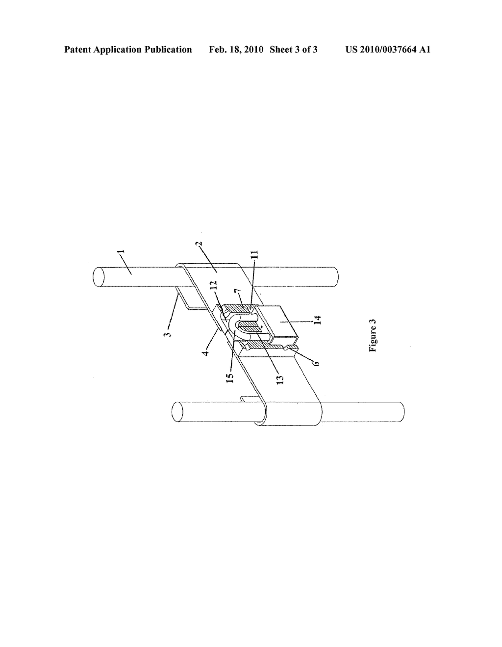 DEVICE FOR LOCKING CONTAINERS - diagram, schematic, and image 04