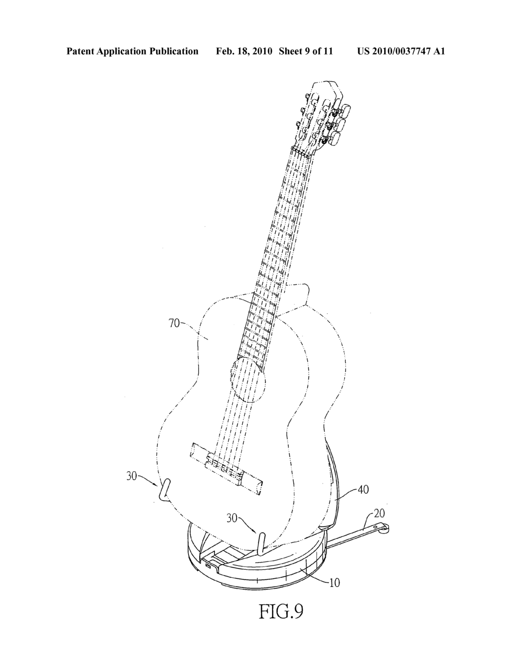 Portable instrument stand - diagram, schematic, and image 10