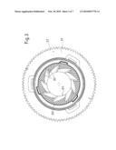 GRINDING MEMBERS FOR A COFFEE-GRINDER DEVICE, AND COFFEE MACHINE COMPRISING SAID DEVICE diagram and image