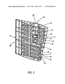 Rudder arrangement for ships having higher speeds comprising a cavitation-reducing twisted, in particular balanced rudder diagram and image