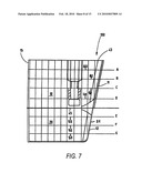 Rudder arrangement for ships having higher speeds comprising a cavitation-reducing twisted, in particular balanced rudder diagram and image