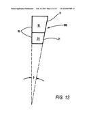 Rudder arrangement for ships having higher speeds comprising a cavitation-reducing twisted, in particular balanced rudder diagram and image