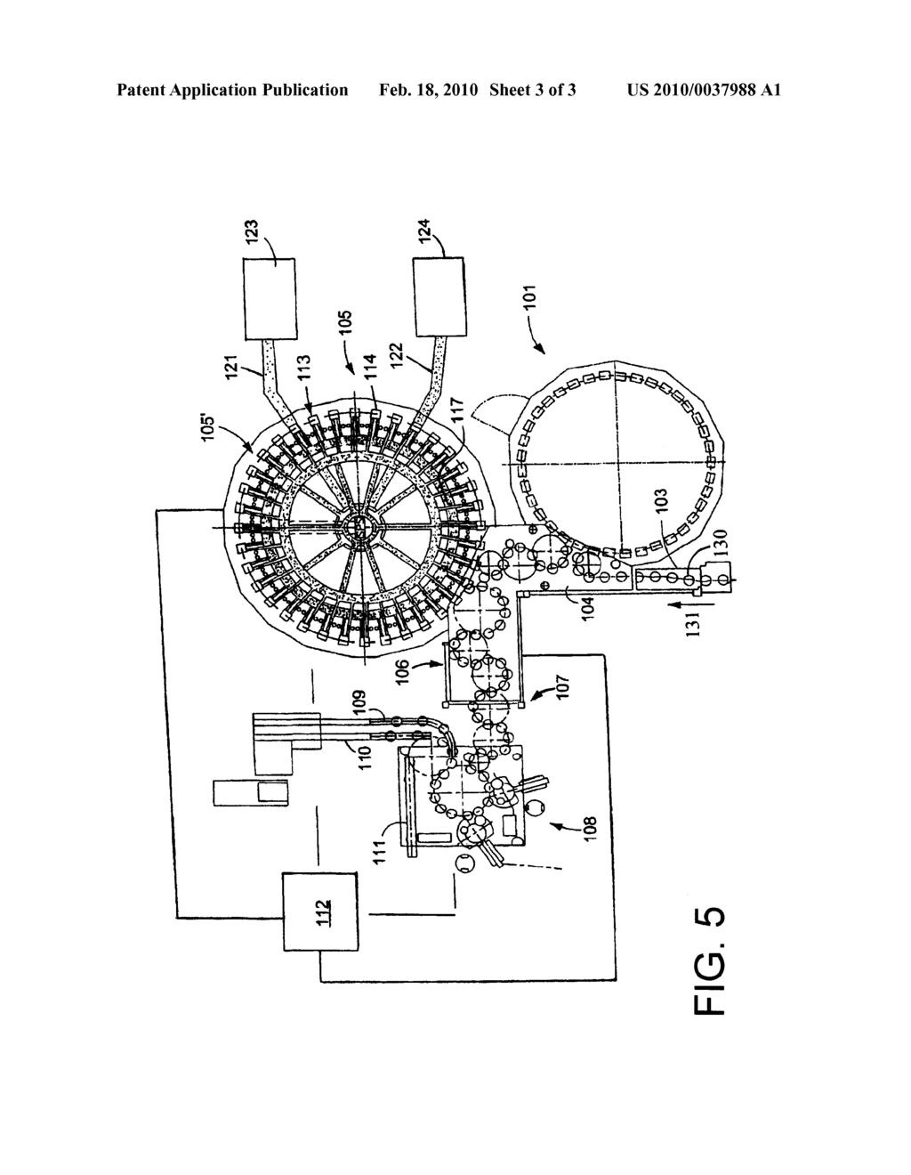 BOTTLING OR CONTAINER FILLING MACHINE AND OTHER ROTARY BOTTLE OR CONTAINER HANDLING MACHINES IN A BOTTLING OR CONTAINER FILLING PLANT AND A DRIVE THEREFOR - diagram, schematic, and image 04