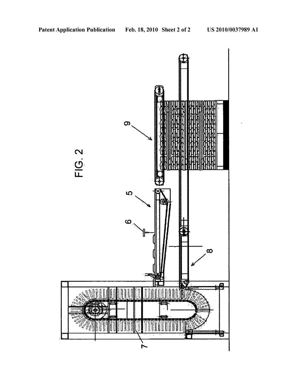 MACHINE AND METHOD FOR THE SELECTION AND THE ARRANGEMENT OF STAVES - diagram, schematic, and image 03