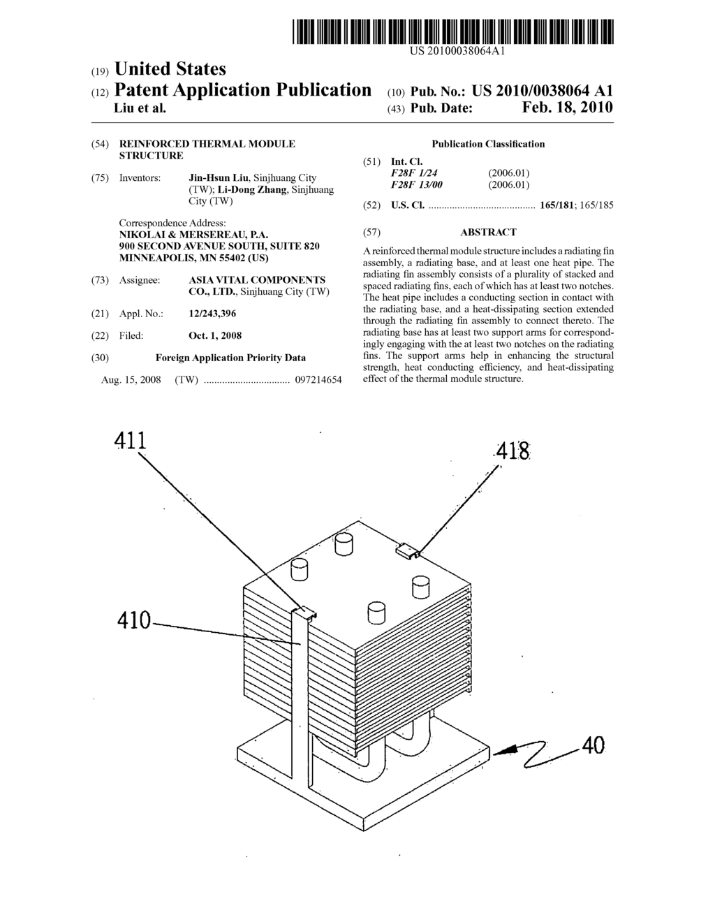 Reinforced Thermal Module Structure - diagram, schematic, and image 01