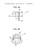 Dispenser and self-piercing lid for dispensing pumpable products diagram and image