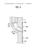 DISPENSER OF ICEMAKER IN REFRIGERATOR diagram and image