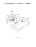 Holding device with a securing sheet for mounting onto a wall diagram and image