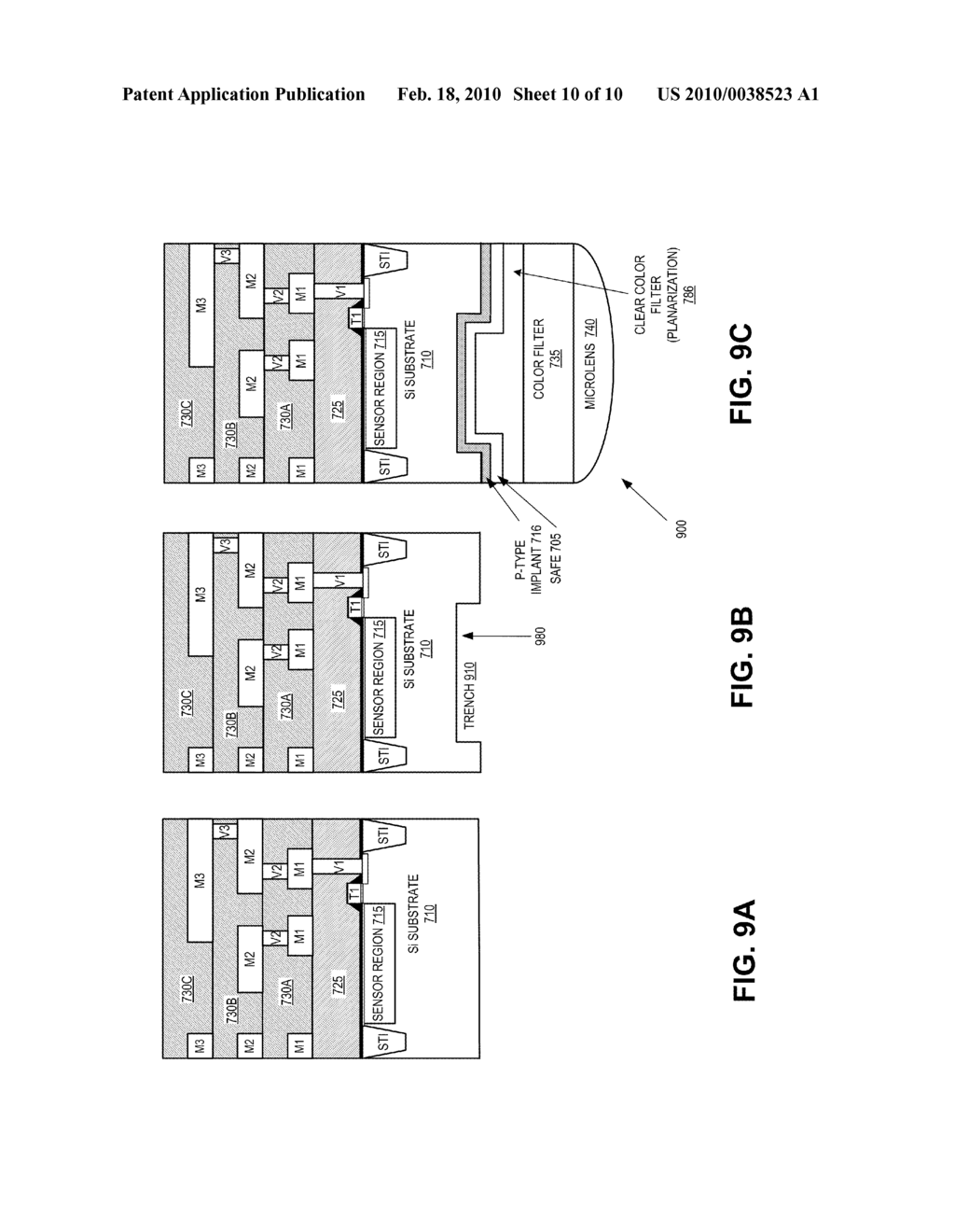 IMAGE SENSOR WITH BURIED SELF ALIGNED FOCUSING ELEMENT - diagram, schematic, and image 11