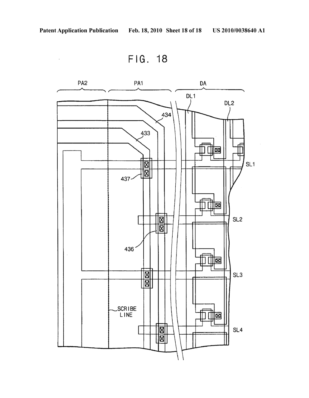 ARRAY SUBSTRATE AND METHOD OF MANUFACTURING THE SAME - diagram, schematic, and image 19