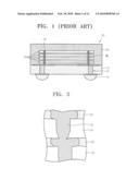 WAFER STACKED PACKAGE WAVING BERTICAL HEAT EMISSION PATH AND METHOD OF FABRICATING THE SAME diagram and image