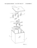 Puzzle Formed By A Plurality Of Cubes diagram and image