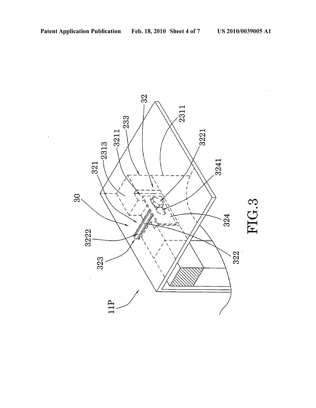 Wall panel affixing arrangement for portable work and storage container - diagram, schematic, and image 05