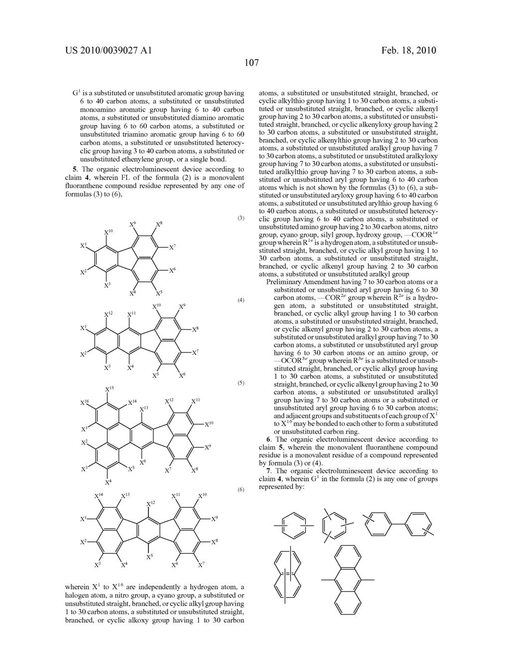 ORGANIC ELECTROLUMINESCENCE DEVICE - diagram, schematic, and image 109