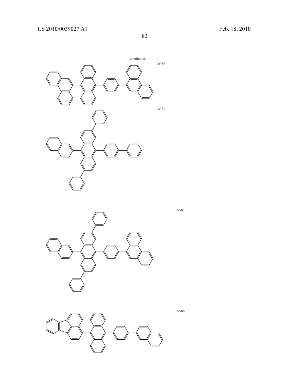 ORGANIC ELECTROLUMINESCENCE DEVICE - diagram, schematic, and image 84