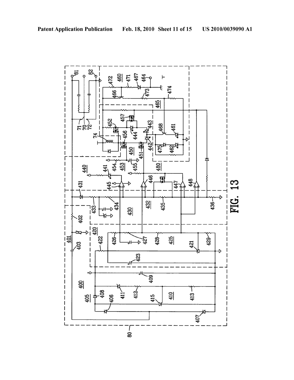 Voltage compensation circuit - diagram, schematic, and image 12