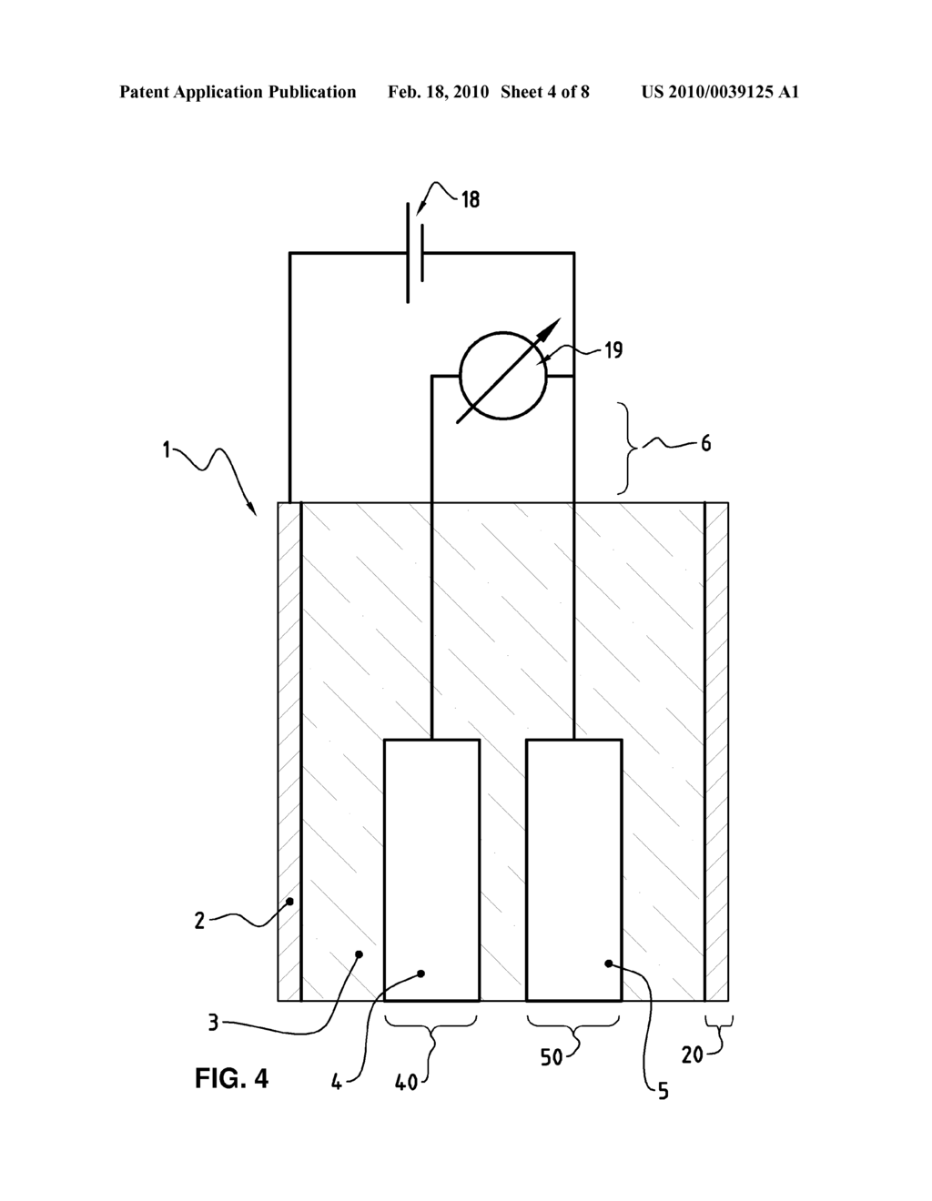 METHOD AND SENSOR FOR DETERMINING THE PASSIVATING PROPERTIES OF A MIXTURE CONTAINING AT LEAST TWO COMPONENTS, WHICH ARE CEMENT AND WATER - diagram, schematic, and image 05