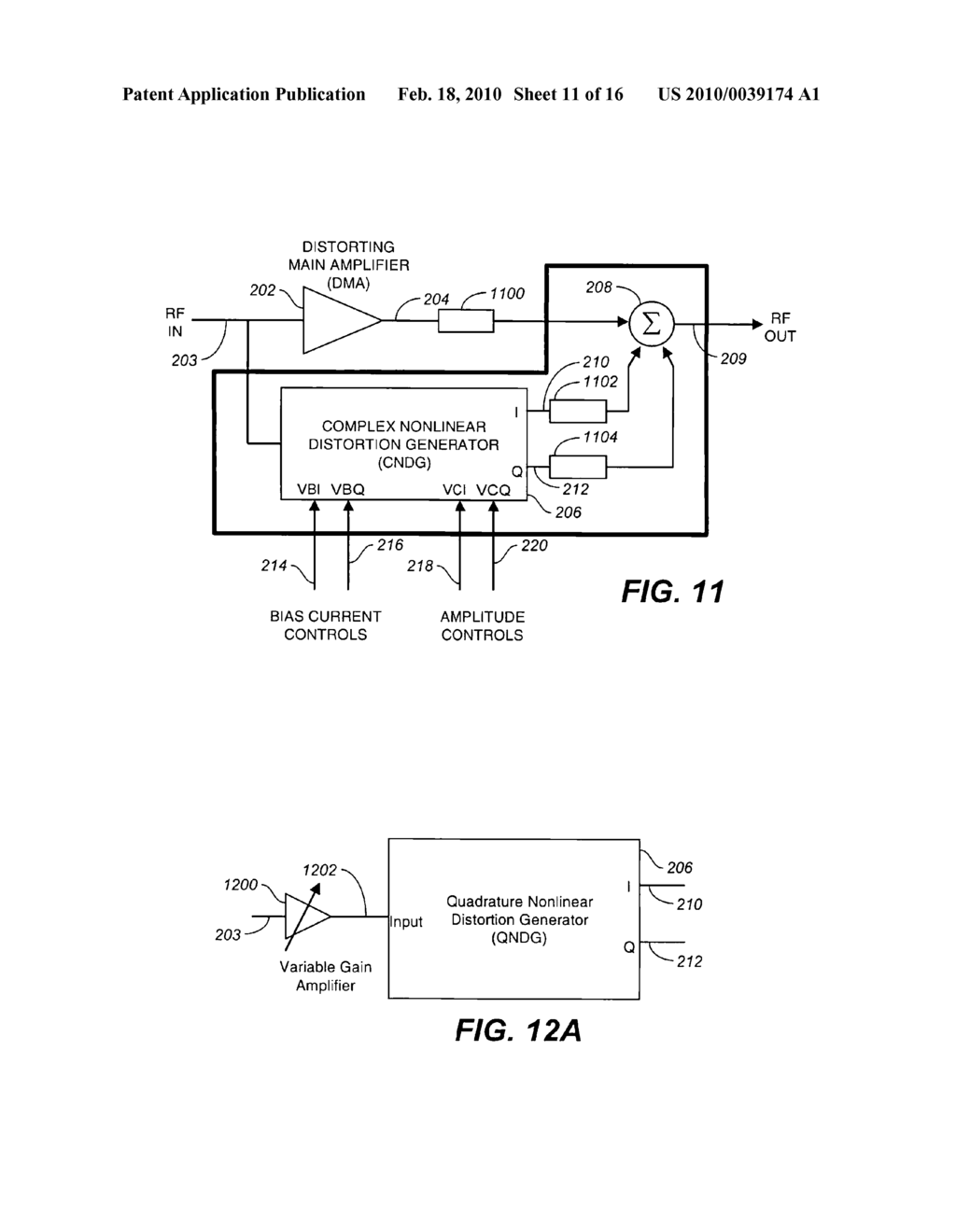 RF SYSTEM LINEARIZER USING CONTROLLED COMPLEX NONLINEAR DISTORTION GENERATORS - diagram, schematic, and image 12