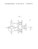 Folded cascode operational amplifier having improved phase margin diagram and image