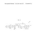 Folded cascode operational amplifier having improved phase margin diagram and image