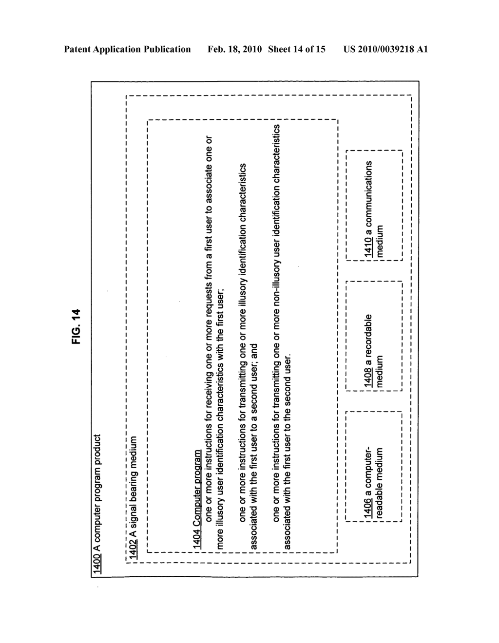 System and method for transmitting illusory and non-illusory identification characteristics - diagram, schematic, and image 15