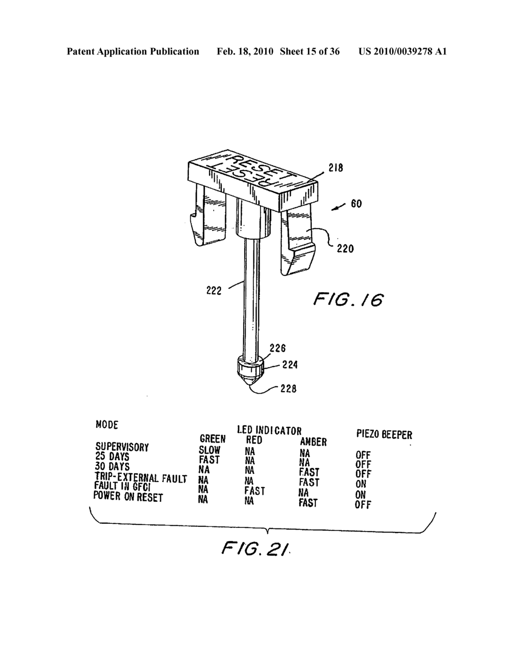 RESET LOCKOUT FOR SLIDING LATCH GFCI - diagram, schematic, and image 16