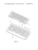 KEYBOARD WITH ILLUMINATING ARCHITECTURE diagram and image