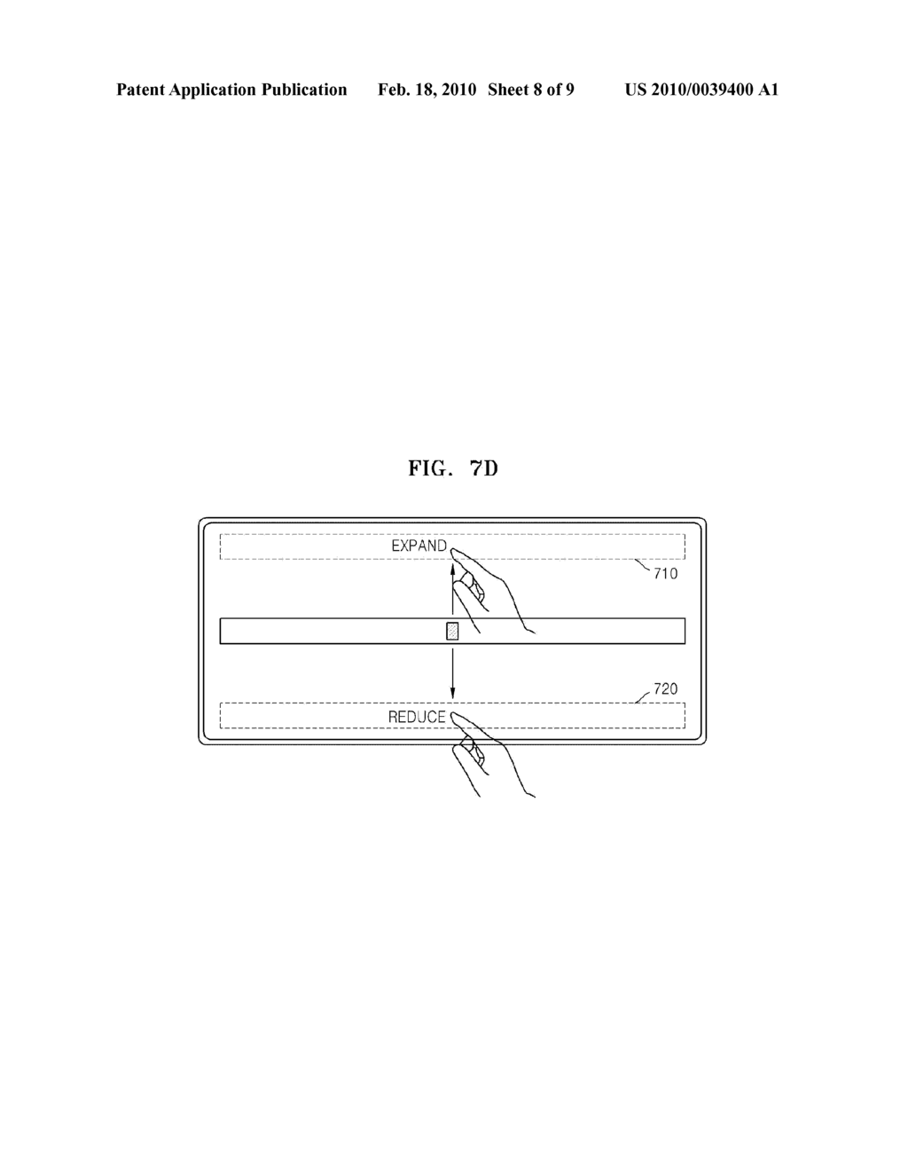 METHOD AND APPARATUS FOR CONTROLLING INFORMATION SCROLLING ON TOUCH-SCREEN - diagram, schematic, and image 09