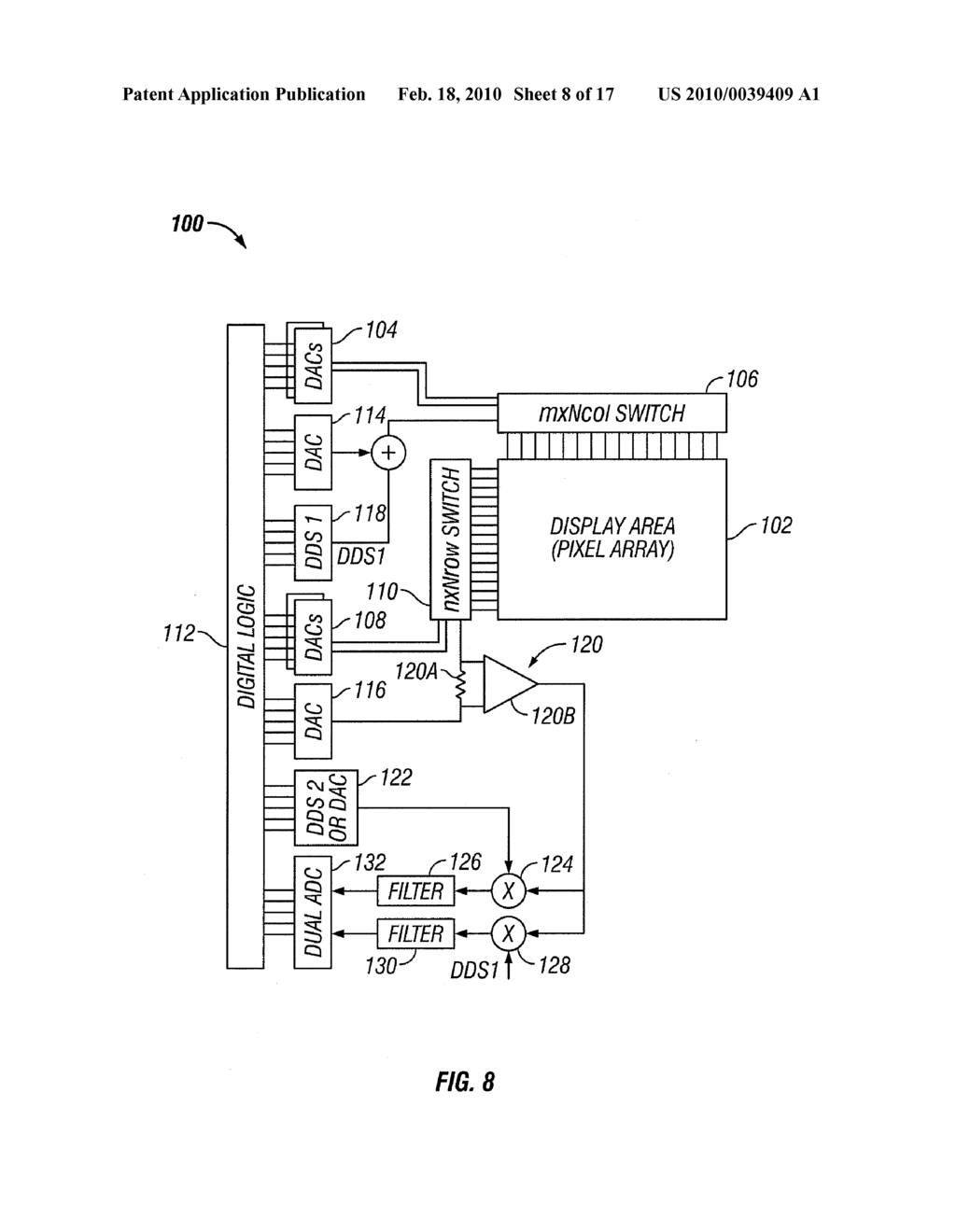 METHOD AND APPARATUS FOR SENSING, MEASUREMENT OR CHARACTERIZATION OF DISPLAY ELEMENTS INTEGRATED WITH THE DISPLAY DRIVE SCHEME, AND SYSTEM AND APPLICATIONS USING THE SAME - diagram, schematic, and image 09