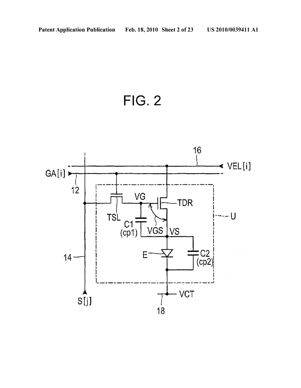 METHOD OF DRIVING PIXEL CIRCUIT, LIGHT-EMITTING APPARATUS, AND ELECTRONIC APPARATUS - diagram, schematic, and image 03