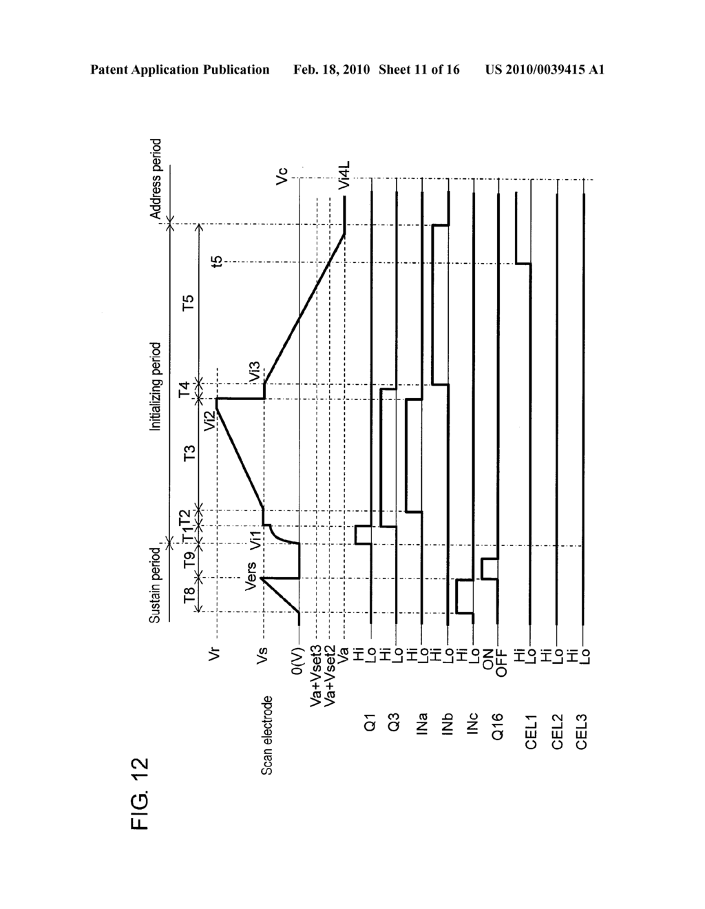 PLASMA DISPLAY DEVICE AND METHOD FOR DRIVING PLASMA DISPLAY PANEL - diagram, schematic, and image 12