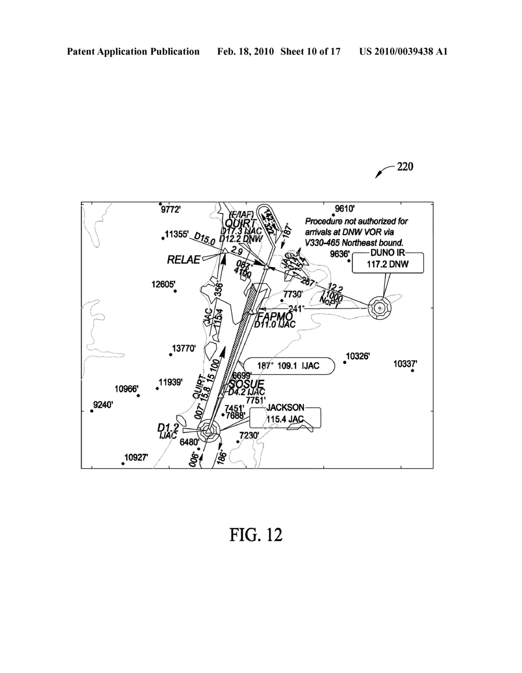 METHODS AND SYSTEMS FOR EMPHASIZING SELECTED AVIATION CHART INFORMATION - diagram, schematic, and image 11