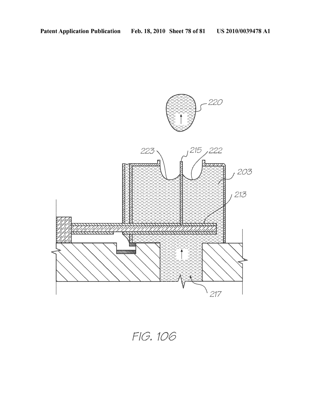 INKJET PRINTHEAD COMPRISING ACTUATOR SPACED APART FROM SUBSTRATE - diagram, schematic, and image 79