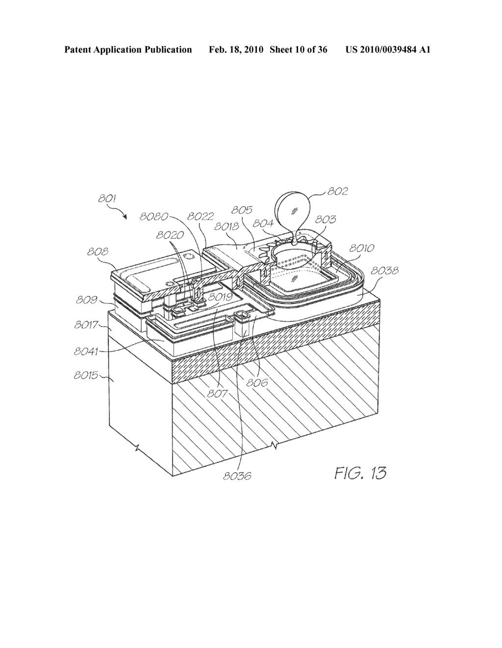 Ink Cartridge With An Internal Spring Assembly For A Printer - diagram, schematic, and image 11