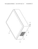 HEAT-DISSIPATING STRUCTURE OF HOUSING AND PROJECTION DEVICE HAVING SAME diagram and image