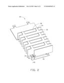 HEAT-DISSIPATING STRUCTURE OF HOUSING AND PROJECTION DEVICE HAVING SAME diagram and image