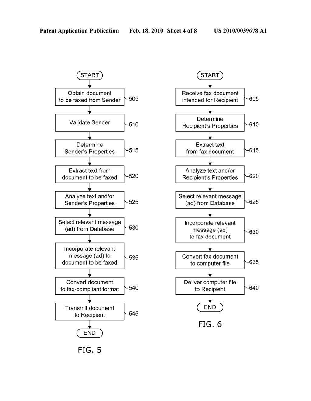 Presenting Relevant Messages Associated with Incoming Fax Documents - diagram, schematic, and image 05