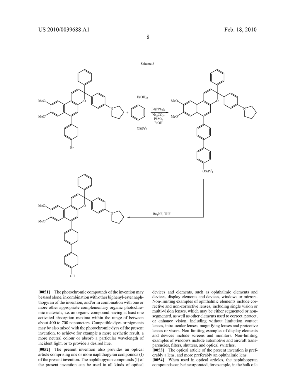 6-(BIPHENYL-ESTER)-3H-NAPHTHO[2,1-B]PYRANS AS PHOTOCHROMIC DICHROIC DYES AND OPTICAL ARTICLE CONTAINING THEM - diagram, schematic, and image 09