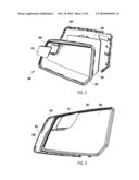 VEHICULAR BLIND SPOT MIRROR ASSEMBLY diagram and image